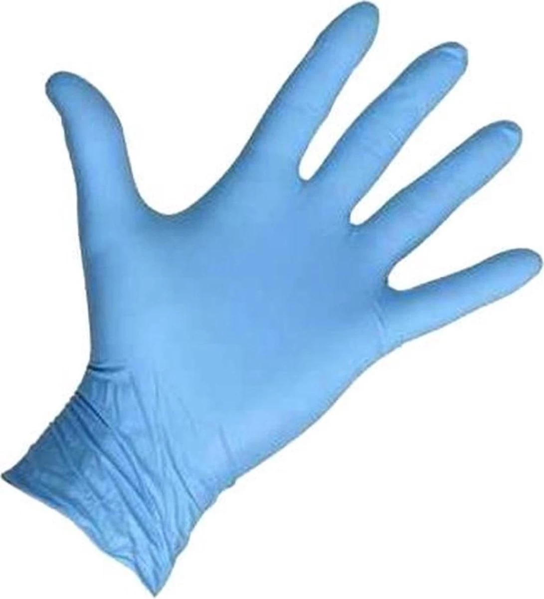 Merkloos Wegwerp Handschoenen - Nitril Handschoenen - Blauw - S - Poedervrij - 100 Stuks - Afbeelding 3