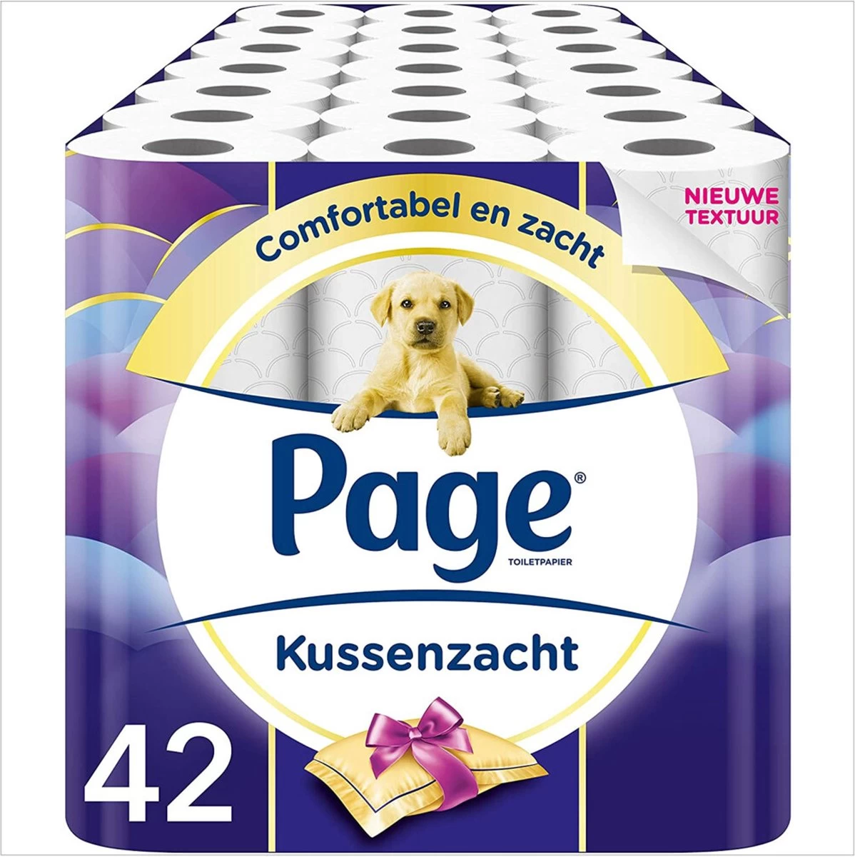 Page Toiletpapier - 42 Rollen - Kussenzacht Wc Papier (3-laags) - Voordeelverpakking - Afbeelding 10