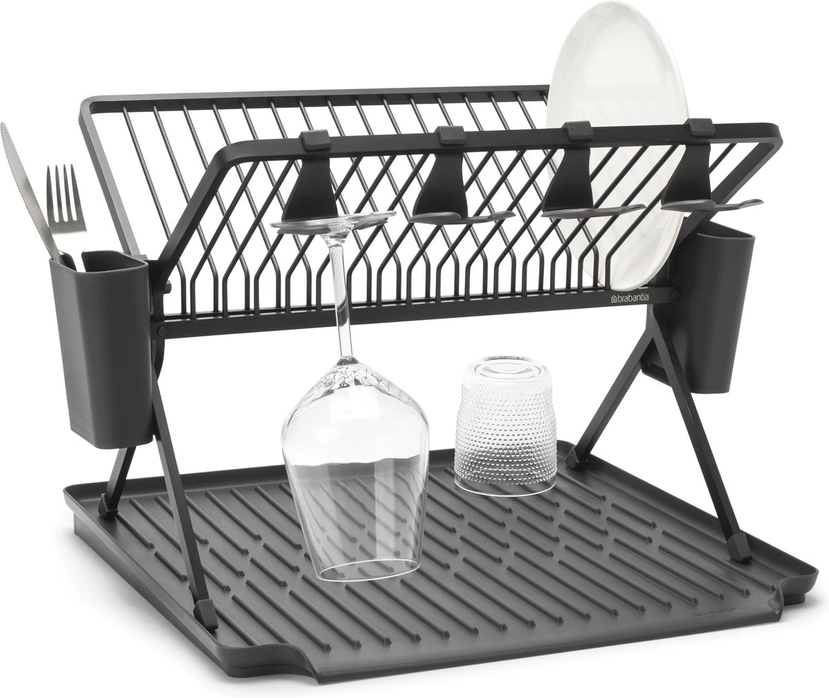 Brabantia SinkSide Afdruiprek - Inklapbaar - Dark Grey - Afbeelding 3