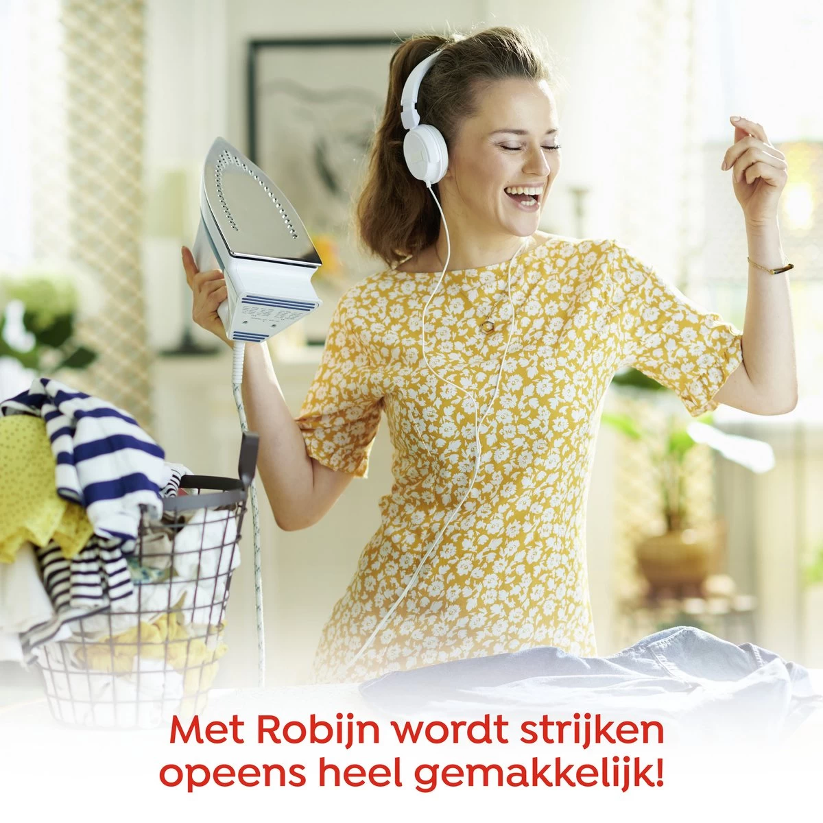 Robijn Intense Morgenfris Strijkwater 1 L - Afbeelding 2