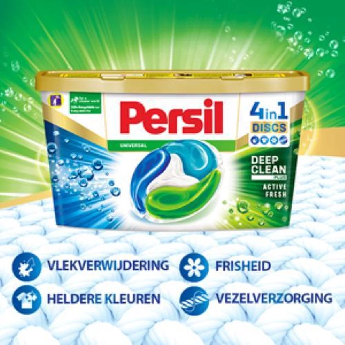 Persil® Persil 4in1 Discs Universal Wascapsules - Wasmiddel Capsules - Voordeelverpakking - 8 X 15 Wasbeurten - Afbeelding 11