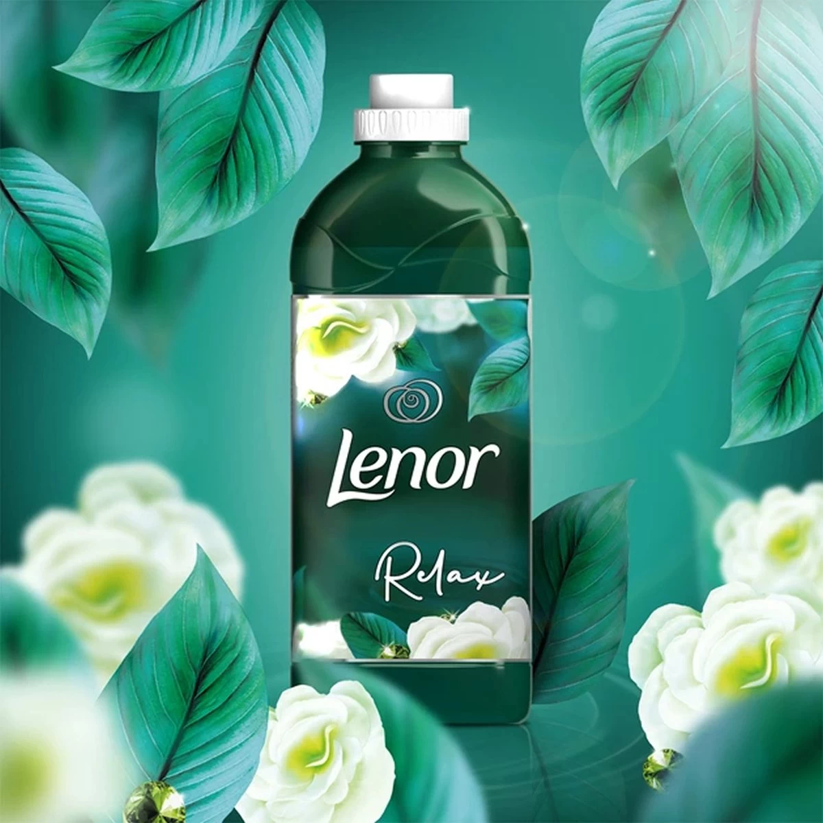 Lenor - Emerald & Lotus Flower - Wasverzachter - 2160ml - 72 Wasbeurten - Afbeelding 2