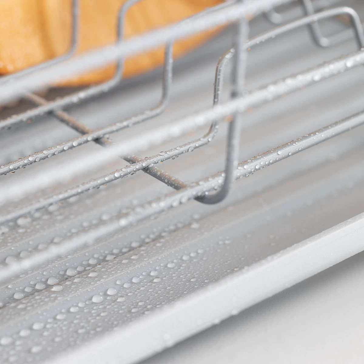 Navaris Afdruiprek Met Uitneembare Bestekhouder - Afwasrek Met Losse Lekbak - Vaatwasrek Met Plateau - Voor Bestek, Borden, Schalen En Pannen - Afbeelding 2