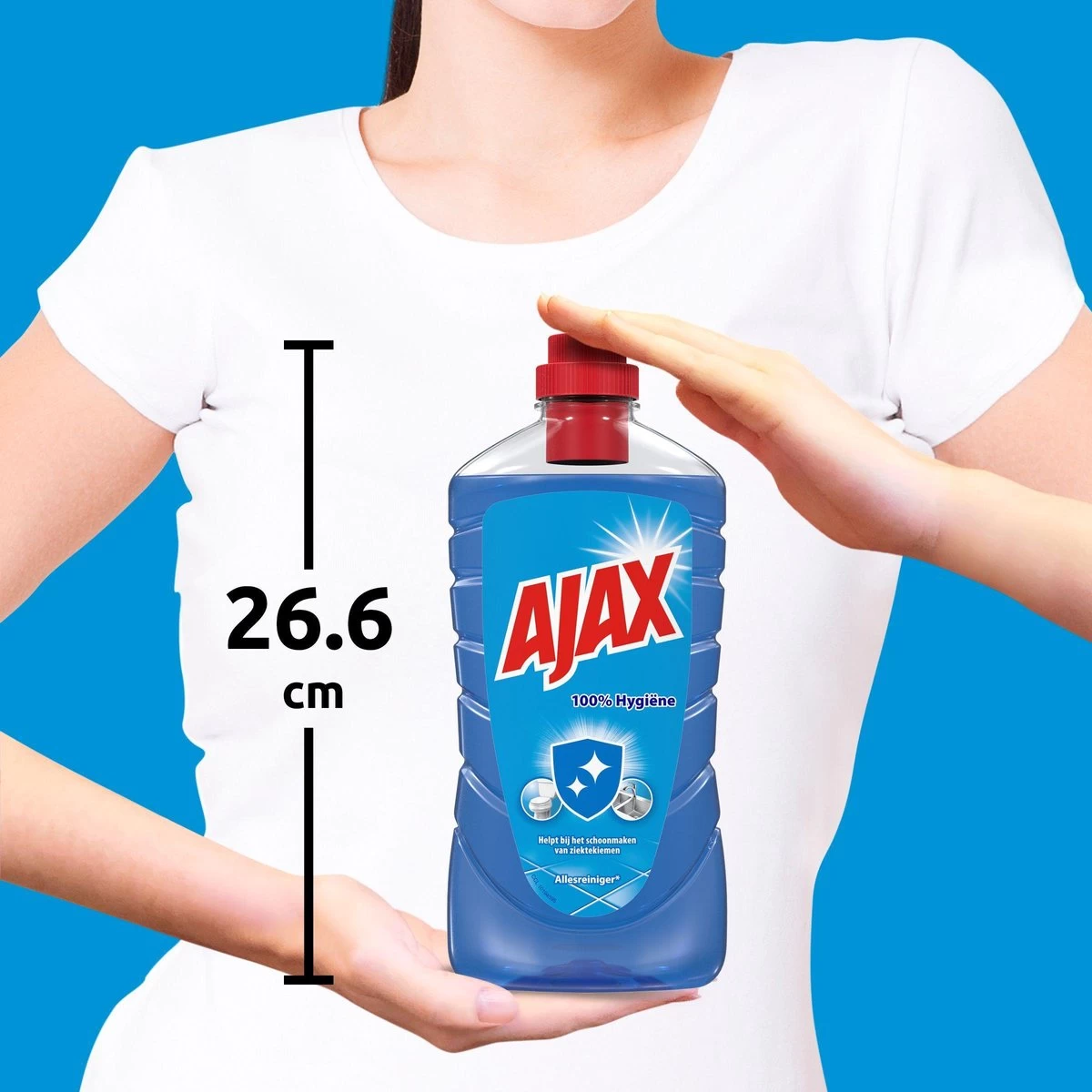 Ajax® Ajax Allesreiniger 100% Hygiene 6 X 1L - Voordeelverpakking - Afbeelding 4