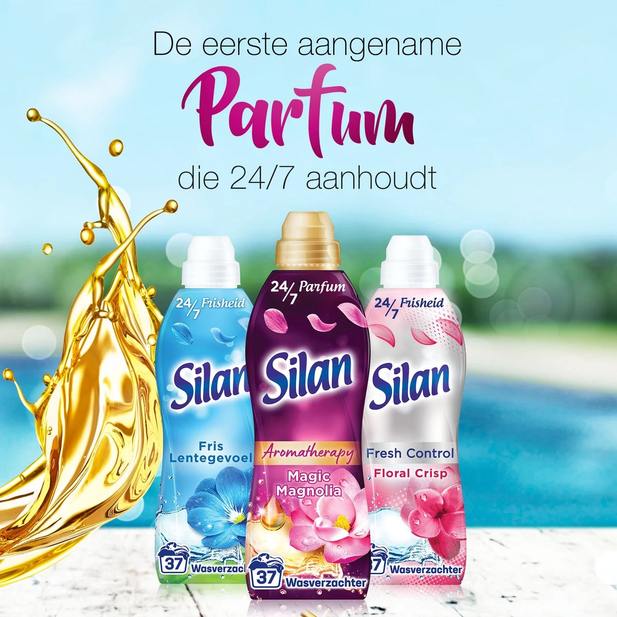 Silan Aroma Therapy Magic Magnolia Wasverzachter - 6 X 37 Wasbeurten - Voordeelverpakking - Afbeelding 7