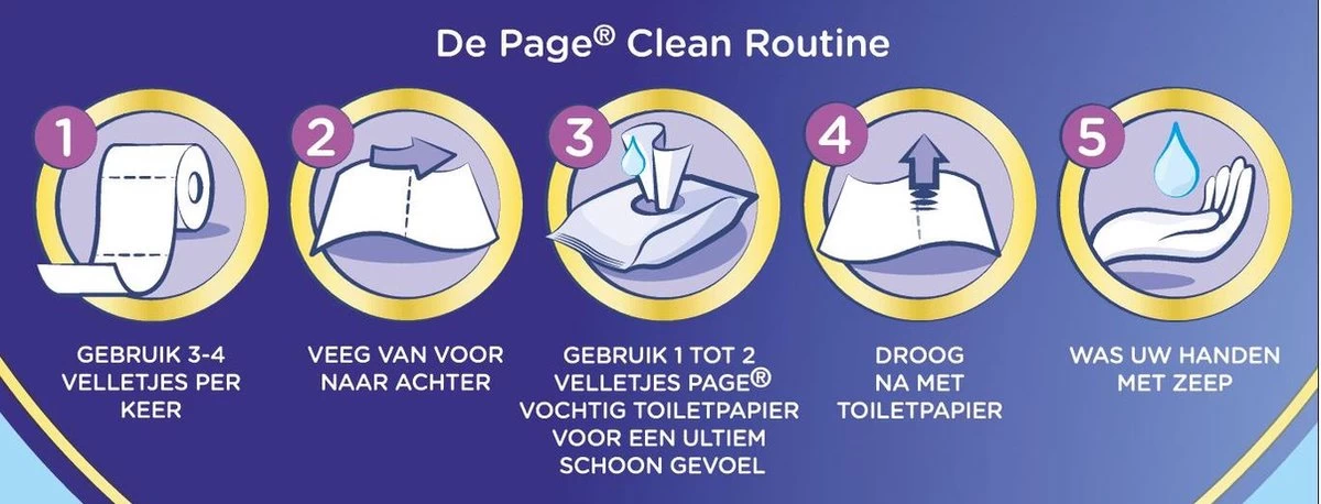 Page Toiletpapier - 32 Rollen - Kussenzacht Wc Papier (3-laags) - Voordeelverpakking - Afbeelding 7
