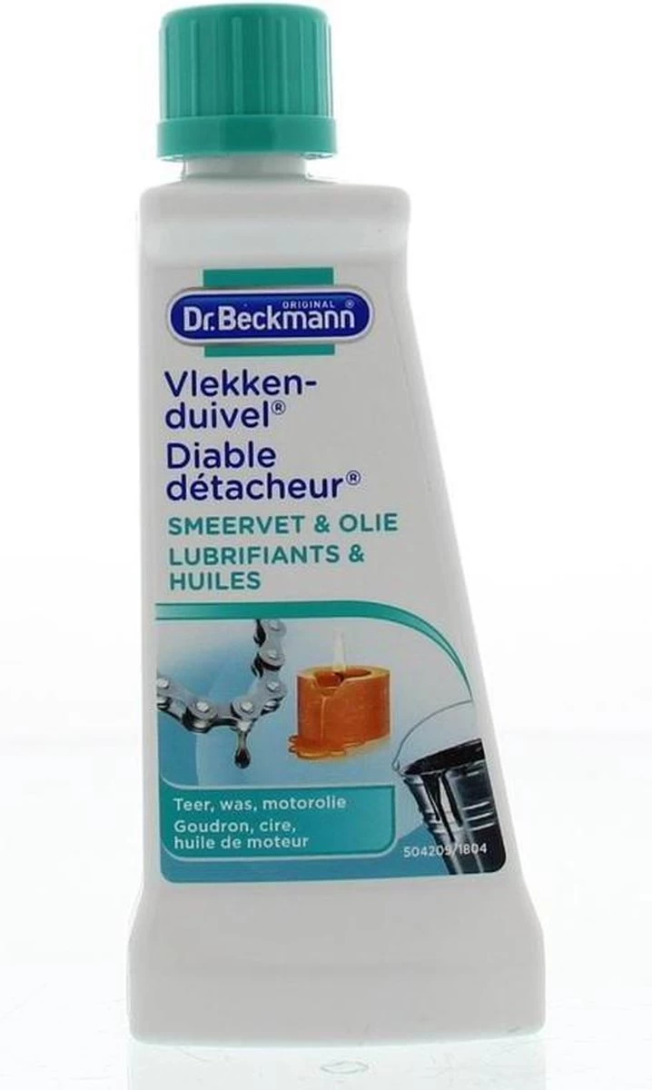Dr. Beckmann Vlekkenduivel Smeervet & Olie 50 Ml - Afbeelding 4