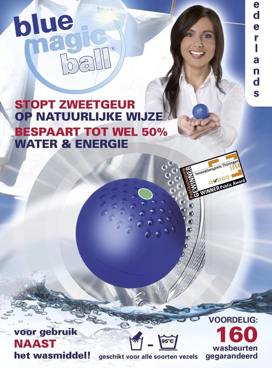 Groene Beer Blue Magic Ball